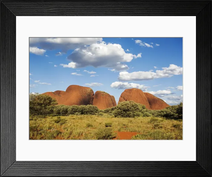 Framed Print : Kata Tjuta Red Center. Northern Territory, Australia