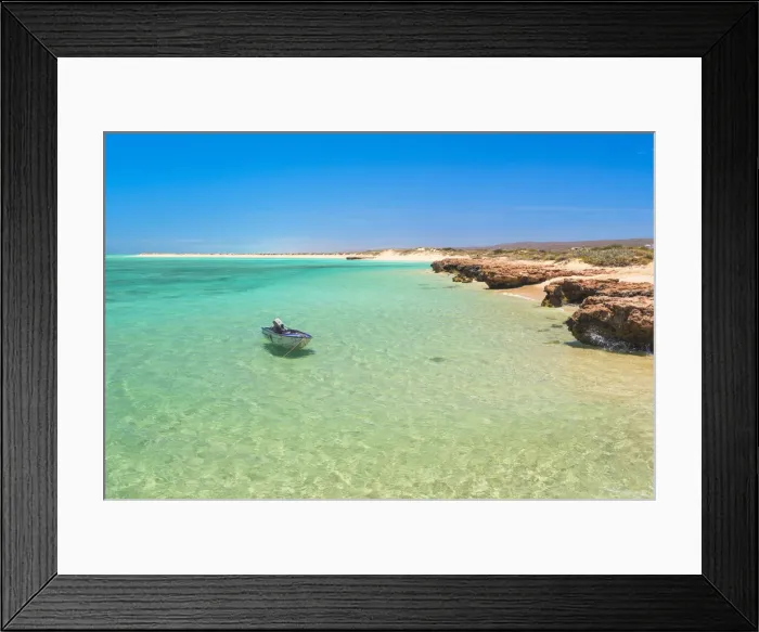 Framed Print : Osprey Bay, Cape Range National Park, Exmouth, Western Australia, Australia
