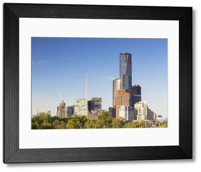 Framed Print : Eureka Tower and Victorian Arts Centre, Melbourne, Victoria, Australia Framed Print : Eureka Tower and Victorian Arts Centre, Melbourne, Victoria, Australia