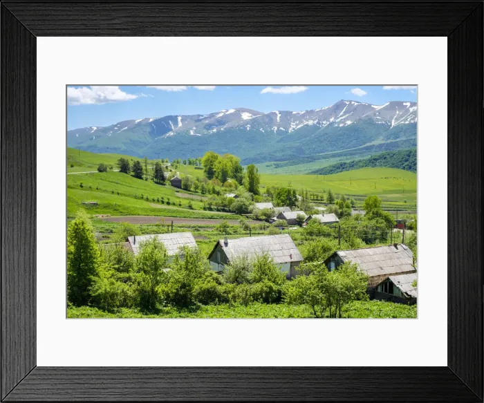Framed Print : Lermontov village in the Aghstev River valley, Lori Province, Armenia Framed Print : Lermontov village in the Aghstev River valley, Lori Province, Armenia