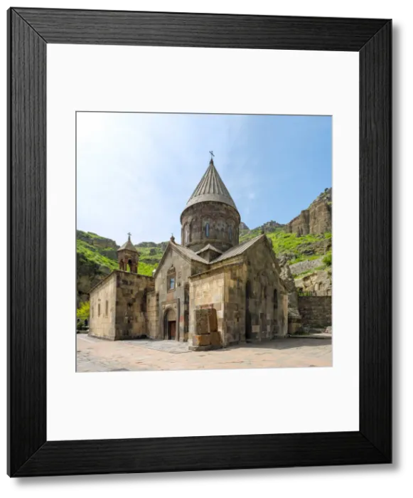 Framed Print : Geghard Monastery (Geghardavank), UNESCO World Heritage Site, Kotayk Province, Armenia