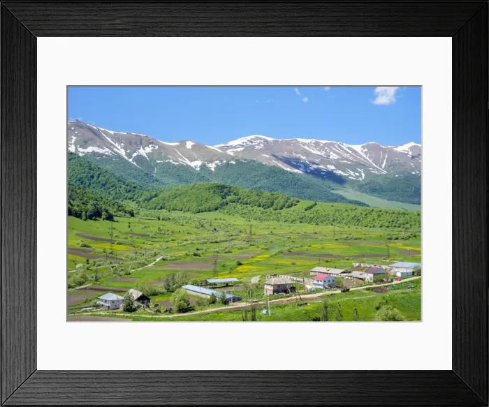 Framed Print : Fioletovo village and the Aghstev River valley, Lori Province, Armenia Framed Print : Fioletovo village and the Aghstev River valley, Lori Province, Armenia
