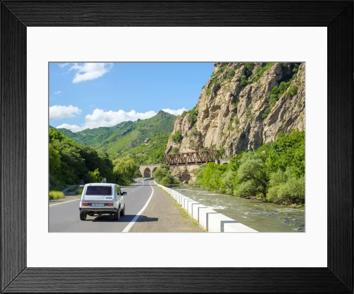 Framed Print : Road along the Debed River in the Debed Canyon, Tumanyan, Lori Province, Armenia Framed Print : Road along the Debed River in the Debed Canyon, Tumanyan, Lori Province, Armenia