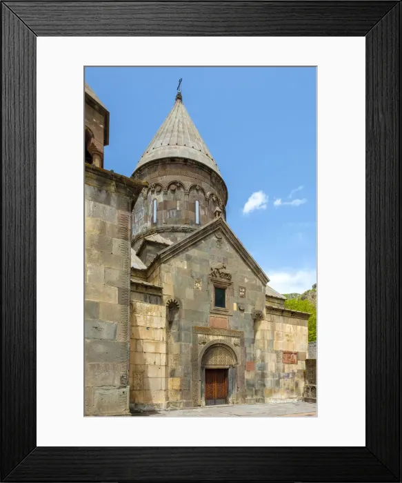 Framed Print : Geghard Monastery (Geghardavank), UNESCO World Heritage Site, Kotayk Province, Armenia