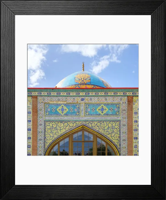 Framed Print : Blue Mosque, an 18th-century Shia mosque in Yerevan, Armenia