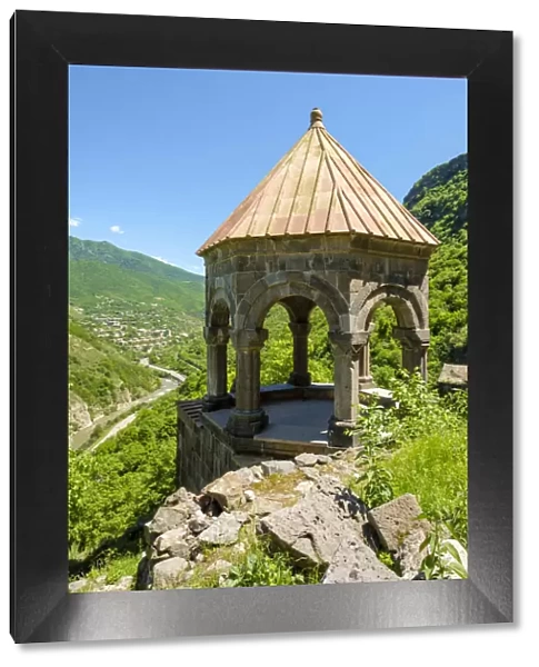 12th century ruins of Kobayr Monastery in the Debed Canyon, Lori Province, Armenia