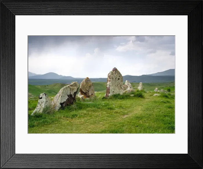 Framed Print : Zorats Karer (Carahunge) standing stones (menhirs), Sisian, Syunik Province, Armenia Framed Print : Zorats Karer (Carahunge) standing stones (menhirs), Sisian, Syunik Province, Armenia