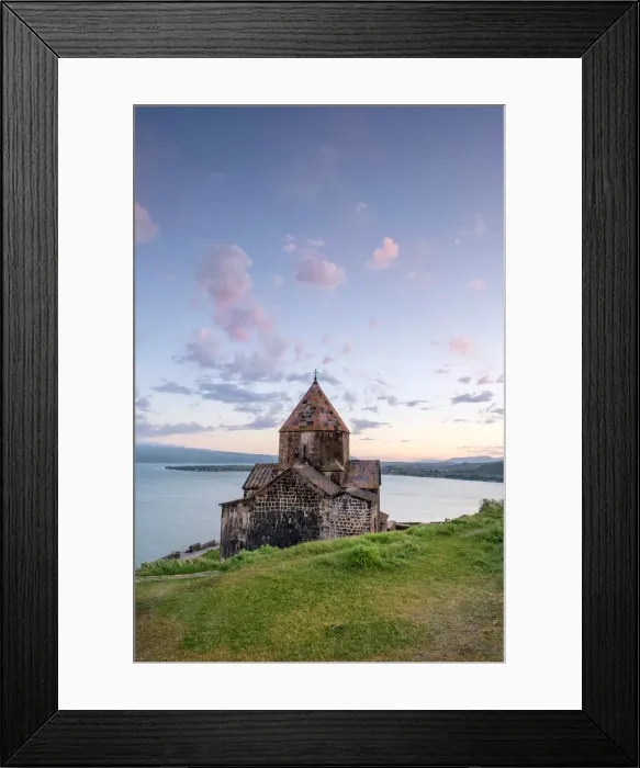 Framed Print : Sevanavank church on Lake Sevan at sunset, Sevan, Gegharkunik Province, Armenia Framed Print : Sevanavank church on Lake Sevan at sunset, Sevan, Gegharkunik Province, Armenia