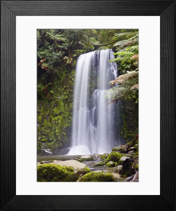 Framed Print : Australia, Queensland, Otway National Park, Beauchamp Falls Framed Print : Australia, Queensland, Otway National Park, Beauchamp Falls