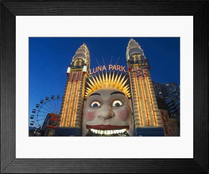 Framed Print : Luna Park, Sydney, New South Wales, Australia Framed Print : Luna Park, Sydney, New South Wales, Australia