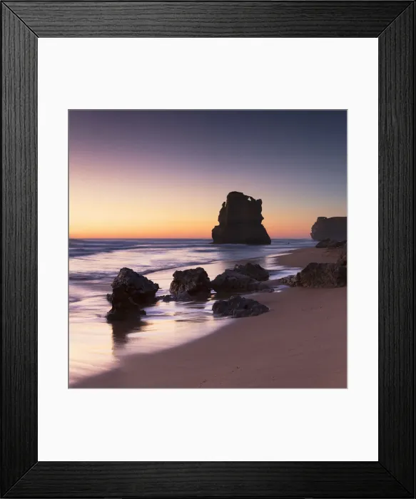 Framed Print : Stacks of Twelve Apostles at sunset, Port Campbell National Park, Great Ocean Road Framed Print : Stacks of Twelve Apostles at sunset, Port Campbell National Park, Great Ocean Road