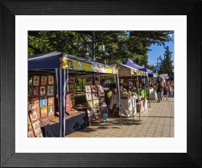 Framed Print : Street Market in Chacras de Coria, Mendoza Province, Argentina Framed Print : Street Market in Chacras de Coria, Mendoza Province, Argentina