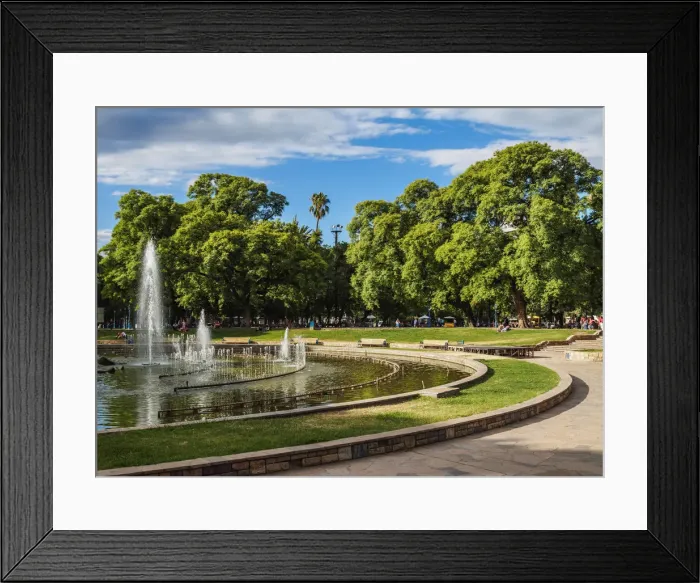 Framed Print : Independence Square, Mendoza, Argentina Framed Print : Independence Square, Mendoza, Argentina