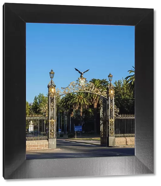 Portones del Parque, decorative gate, General San Martin Park, Mendoza, Argentina