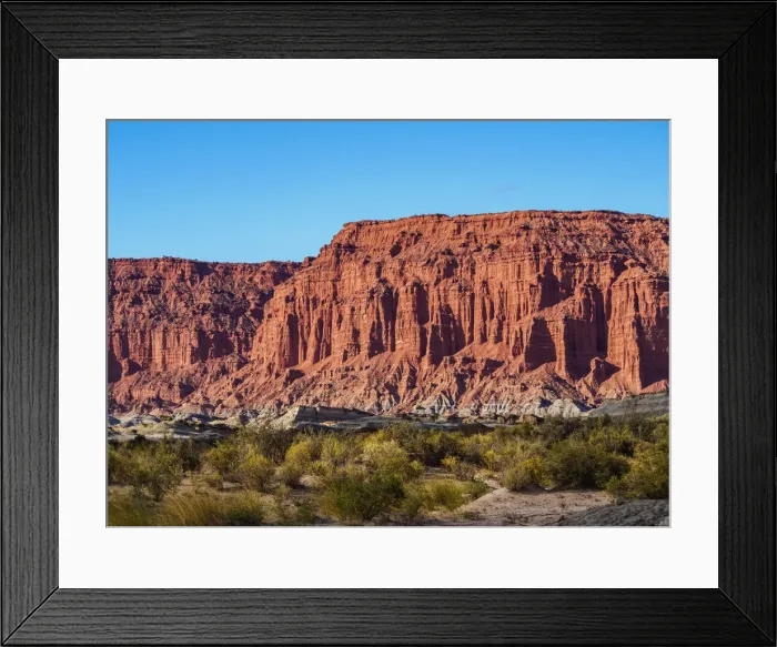 Framed Print : Las Coloradas Cliffs, Ischigualasto Provincial Park, UNESCO World Heritage Site, San