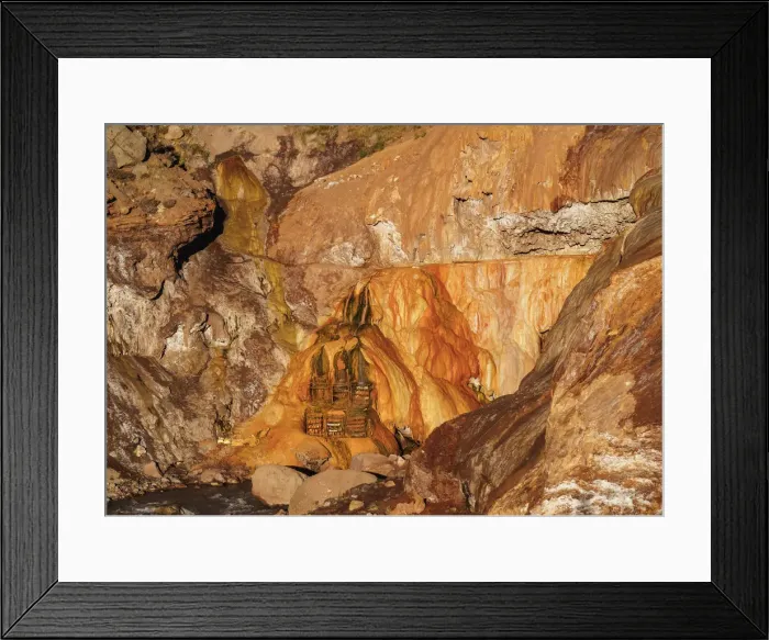 Framed Print : Hot Springs in Puente del Inca, Central Andes, Mendoza Province, Argentina Framed Print : Hot Springs in Puente del Inca, Central Andes, Mendoza Province, Argentina