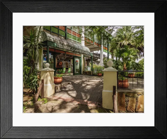 Framed Print : Cable Car Station, San Bernardo Hill, Salta, Argentina Framed Print : Cable Car Station, San Bernardo Hill, Salta, Argentina