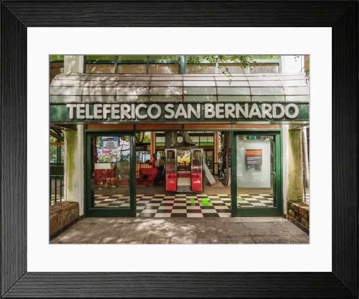 Framed Print : Cable Car Station, San Bernardo Hill, Salta, Argentina Framed Print : Cable Car Station, San Bernardo Hill, Salta, Argentina