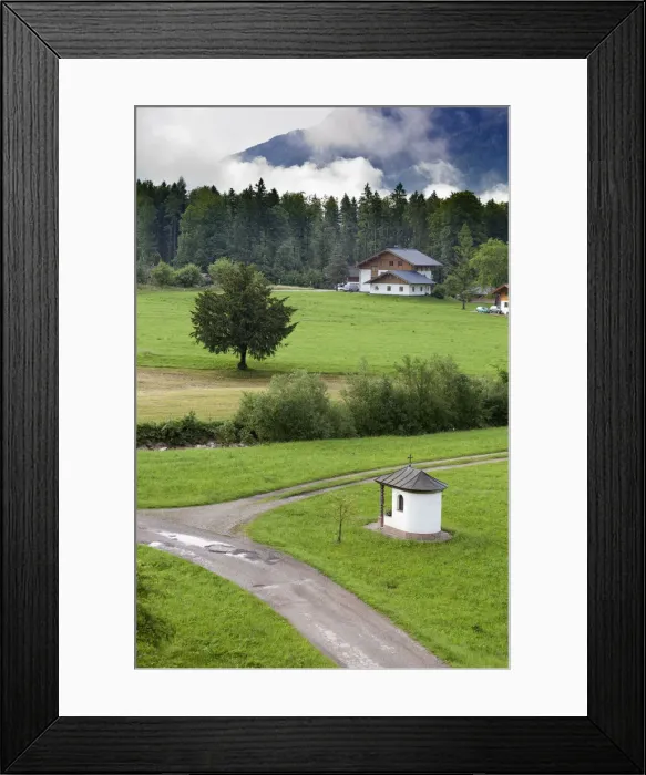 Framed Print : Austria, Osterreich, Salzburg, Flachgau. Wolfgangsee lake. St Wolfgang