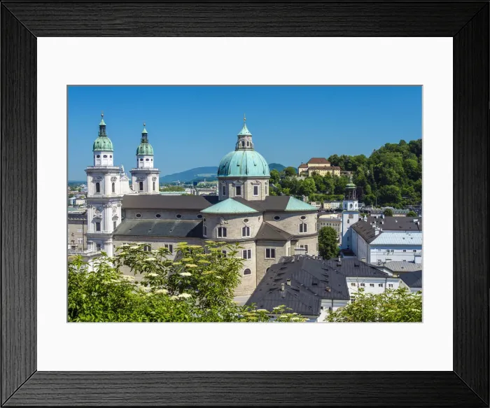 Framed Print : View of Dom or Cathedral, Salzburg, Austria Framed Print : View of Dom or Cathedral, Salzburg, Austria