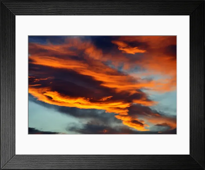 Framed Print : Orange clouds over the Kitzbuehler Alps, Tirol, Austria Framed Print : Orange clouds over the Kitzbuehler Alps, Tirol, Austria