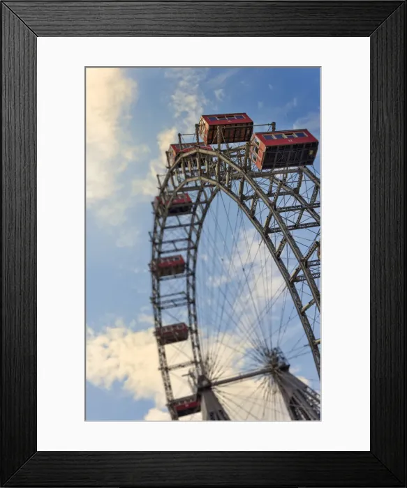Framed Print : Austria, Osterreich. Vienna, Wien. Ferris wheel at the Wiener Prater Framed Print : Austria, Osterreich. Vienna, Wien. Ferris wheel at the Wiener Prater