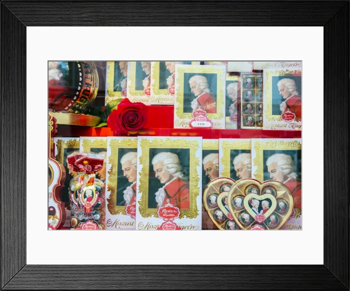 Framed Print : The famous Mozartkugeln chocolate pralines, Salzburg, Austria Framed Print : The famous Mozartkugeln chocolate pralines, Salzburg, Austria