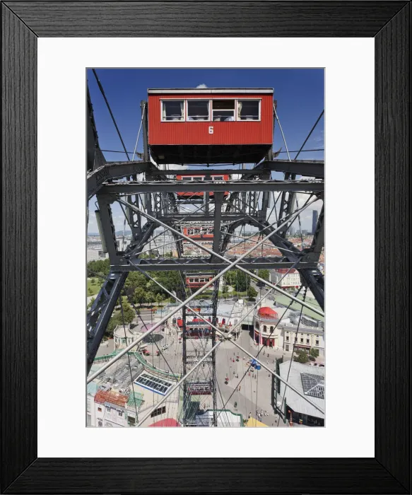 Framed Print : Austria, Osterreich. Vienna, Wien. Ferris wheel at the Wiener Prater Framed Print : Austria, Osterreich. Vienna, Wien. Ferris wheel at the Wiener Prater