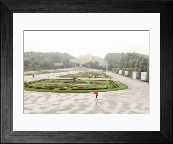 Framed Print : Austria, Osterreich. Vienna, Wien. Vienna, Wien. Schonbrunn Palace in a rainy day Framed Print : Austria, Osterreich. Vienna, Wien. Vienna, Wien. Schonbrunn Palace in a rainy day