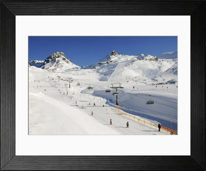 Framed Print : Velillbahn, Silvretta, Ischgl, Tyrol, Austria Framed Print : Velillbahn, Silvretta, Ischgl, Tyrol, Austria