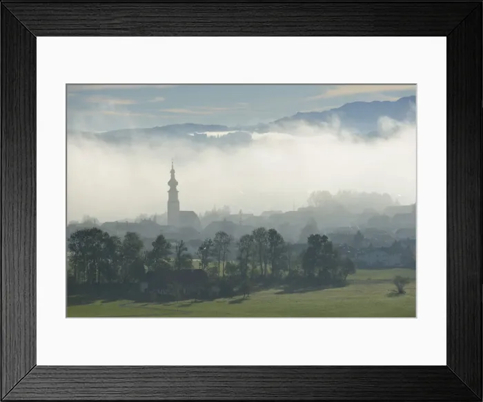 Framed Print : Tannberg, Kostendorf Wallersee, Salzburg Lake District, Salzburg, Austria Framed Print : Tannberg, Kostendorf Wallersee, Salzburg Lake District, Salzburg, Austria