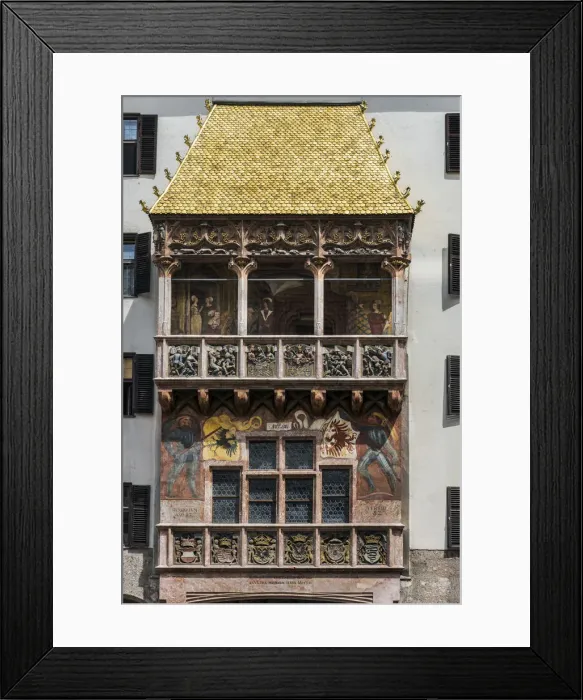 Framed Print : Goldenes Dachl, Innsbruck, Tyrol, Austria Framed Print : Goldenes Dachl, Innsbruck, Tyrol, Austria