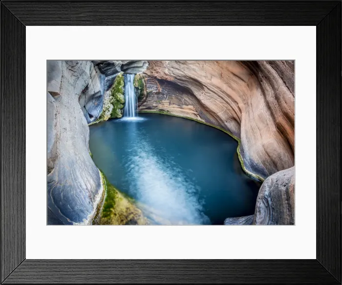 Framed Print : Hamersley Gorge, Spa Pool, Karijini National Park, North West, Western Australia Framed Print : Hamersley Gorge, Spa Pool, Karijini National Park, North West, Western Australia