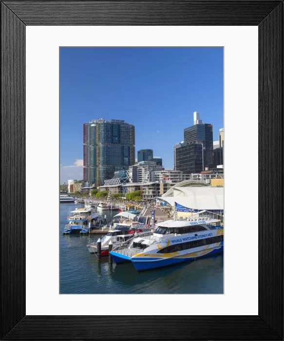 Framed Print : International Towers Sydney in Barangaroo, Darling Harbour, Sydney, New South Wales Framed Print : International Towers Sydney in Barangaroo, Darling Harbour, Sydney, New South Wales