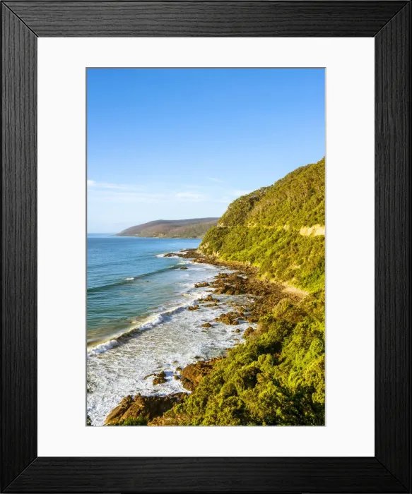 Framed Print : Great Ocean Road, Victoria, Australia. View of the coast Framed Print : Great Ocean Road, Victoria, Australia. View of the coast