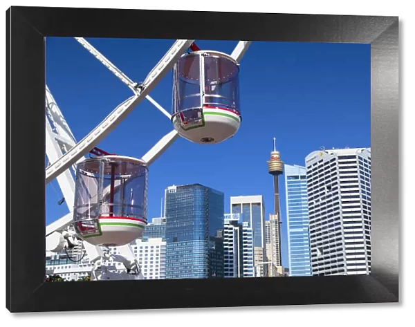 Ferris wheel in Darling Harbour, Sydney, New South Wales, Australia