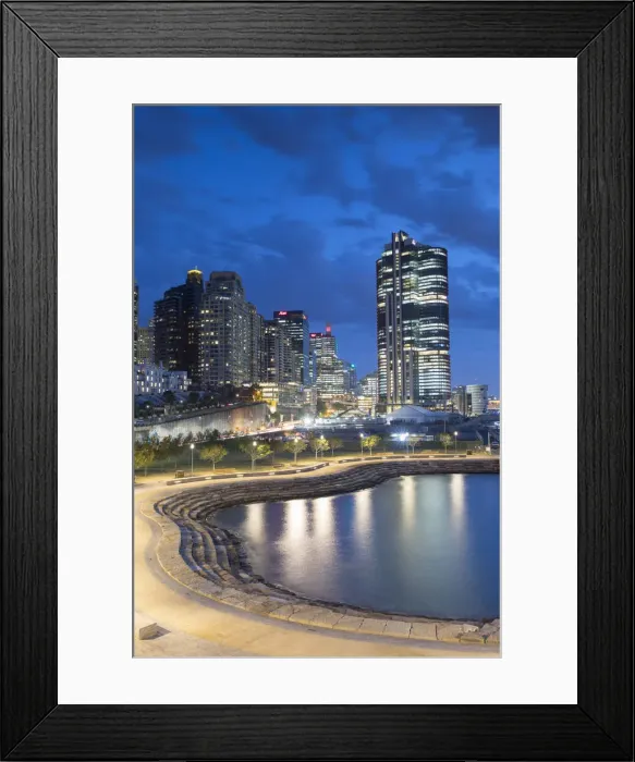 Framed Print : Skyline of Barangaroo Reserve, Sydney, New South Wales, Australia Framed Print : Skyline of Barangaroo Reserve, Sydney, New South Wales, Australia