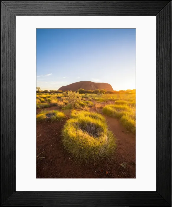 Framed Print : Uluru (Ayers Rock), Uluru-Kata Tjuta National Park, Northern Territory, Central Australia