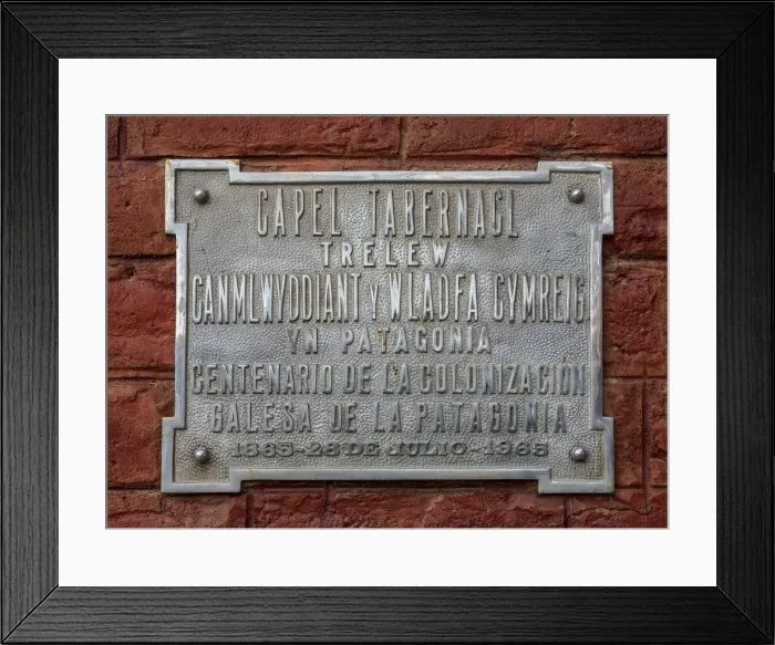 Framed Print : Tabernacl Chapel in Trelew, The Welsh Settlement, Chubut Province, Patagonia, Argentina Framed Print : Tabernacl Chapel in Trelew, The Welsh Settlement, Chubut Province, Patagonia, Argentina