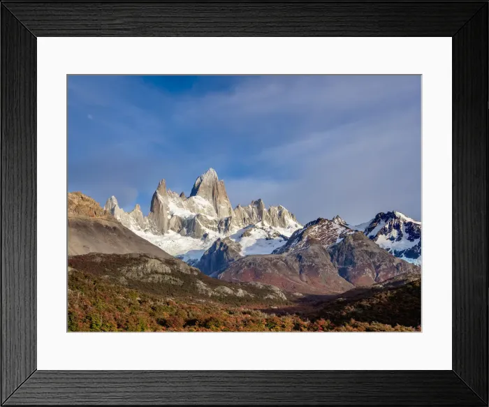 Framed Print : Mount Fitz Roy, Los Glaciares National Park, Santa Cruz Province, Patagonia, Argentina