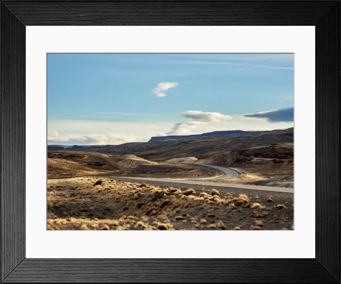 Framed Print : Ruta 40 near Perito Moreno Town, Santa Cruz Province, Patagonia, Argentina Framed Print : Ruta 40 near Perito Moreno Town, Santa Cruz Province, Patagonia, Argentina