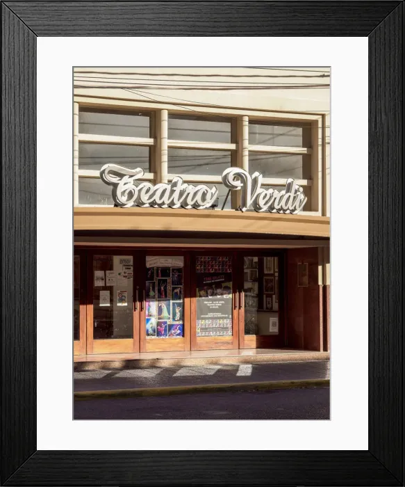 Framed Print : Verdi Theater in Trelew, The Welsh Settlement, Chubut Province, Patagonia, Argentina Framed Print : Verdi Theater in Trelew, The Welsh Settlement, Chubut Province, Patagonia, Argentina