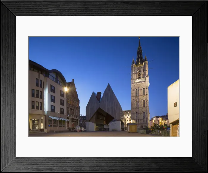 Framed Print : Belfry (UNESCO World Heritage Site) and City Pavilion, Ghent, Flanders, Belgium Framed Print : Belfry (UNESCO World Heritage Site) and City Pavilion, Ghent, Flanders, Belgium