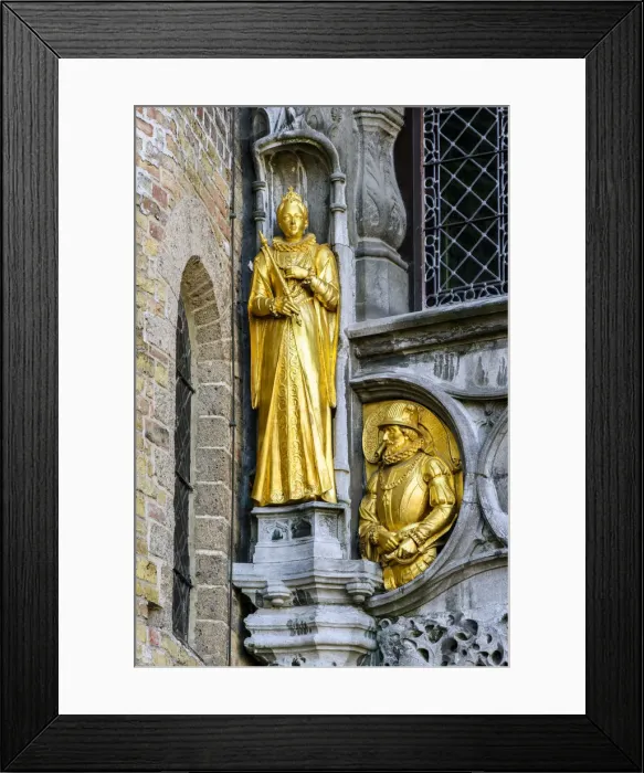 Framed Print : Detail of the facade of Holy Blood Basilica (Heilig Bloedbasiliek), Burg, Bruges Framed Print : Detail of the facade of Holy Blood Basilica (Heilig Bloedbasiliek), Burg, Bruges