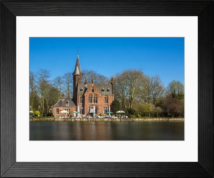 Framed Print : Kasteel Minnewater, Bruges, West Flanders, Belgium Framed Print : Kasteel Minnewater, Bruges, West Flanders, Belgium