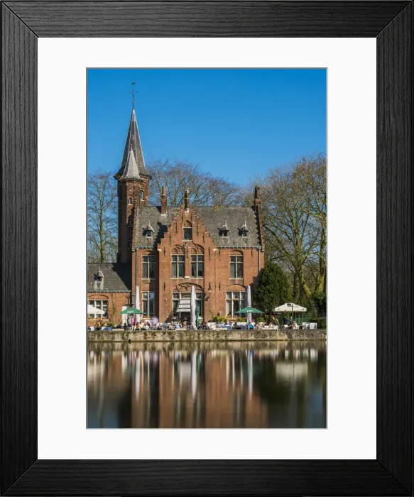 Framed Print : Kasteel Minnewater, Bruges, West Flanders, Belgium Framed Print : Kasteel Minnewater, Bruges, West Flanders, Belgium