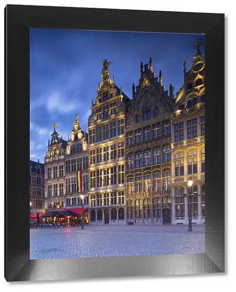 Guild houses in Main Market Square, Antwerp, Flanders, Belgium