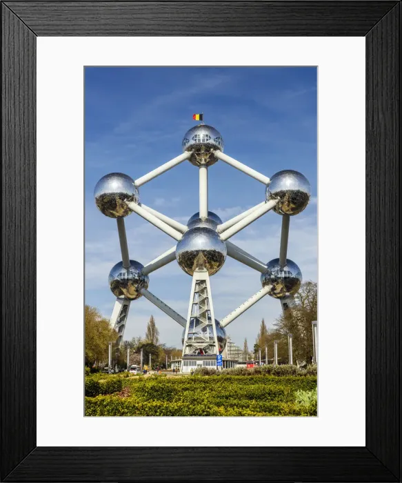 Framed Print : Atomium building originally constructed for Expo 58, Brussels, Belgium