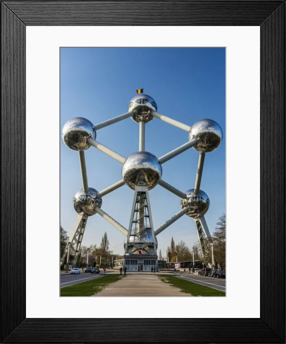 Framed Print : Atomium building originally constructed for Expo 58, Brussels, Belgium Framed Print : Atomium building originally constructed for Expo 58, Brussels, Belgium