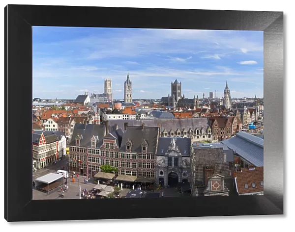 View of Ghent, Flanders, Belgium